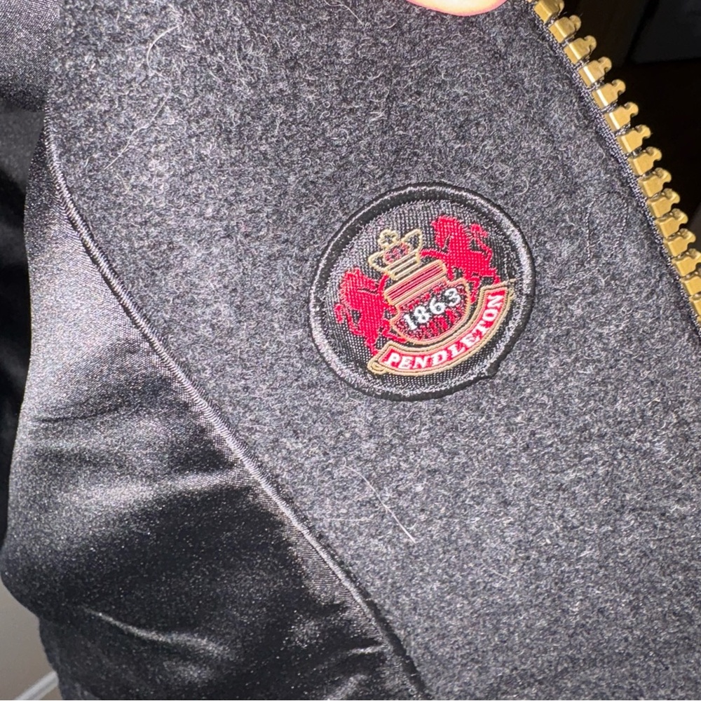 Pendleton wool blend southwestern zip up coat - Picture 10 of 11
